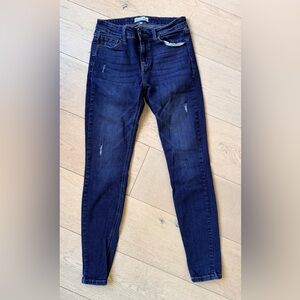 EUC Studio Blue Skinny Lightly Distressed Stretchy Jeans - Size 26